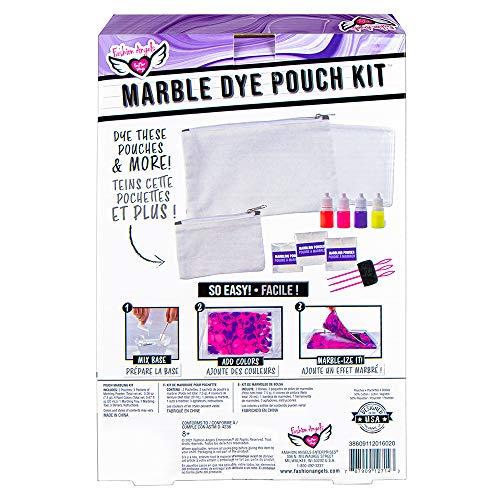Fashion Angels Fashion Angels Marble Dye Kit 12714, DIY Tie Dye Marbling Paint Kit for Kids with 2 Zippered Pouches, Swirling Tool, Recommended for Ages 8 And Up