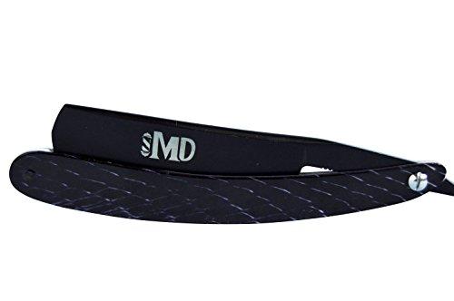 MD Barber ~Shave Ready~ MD Black Cobra Straight Razor (Black)