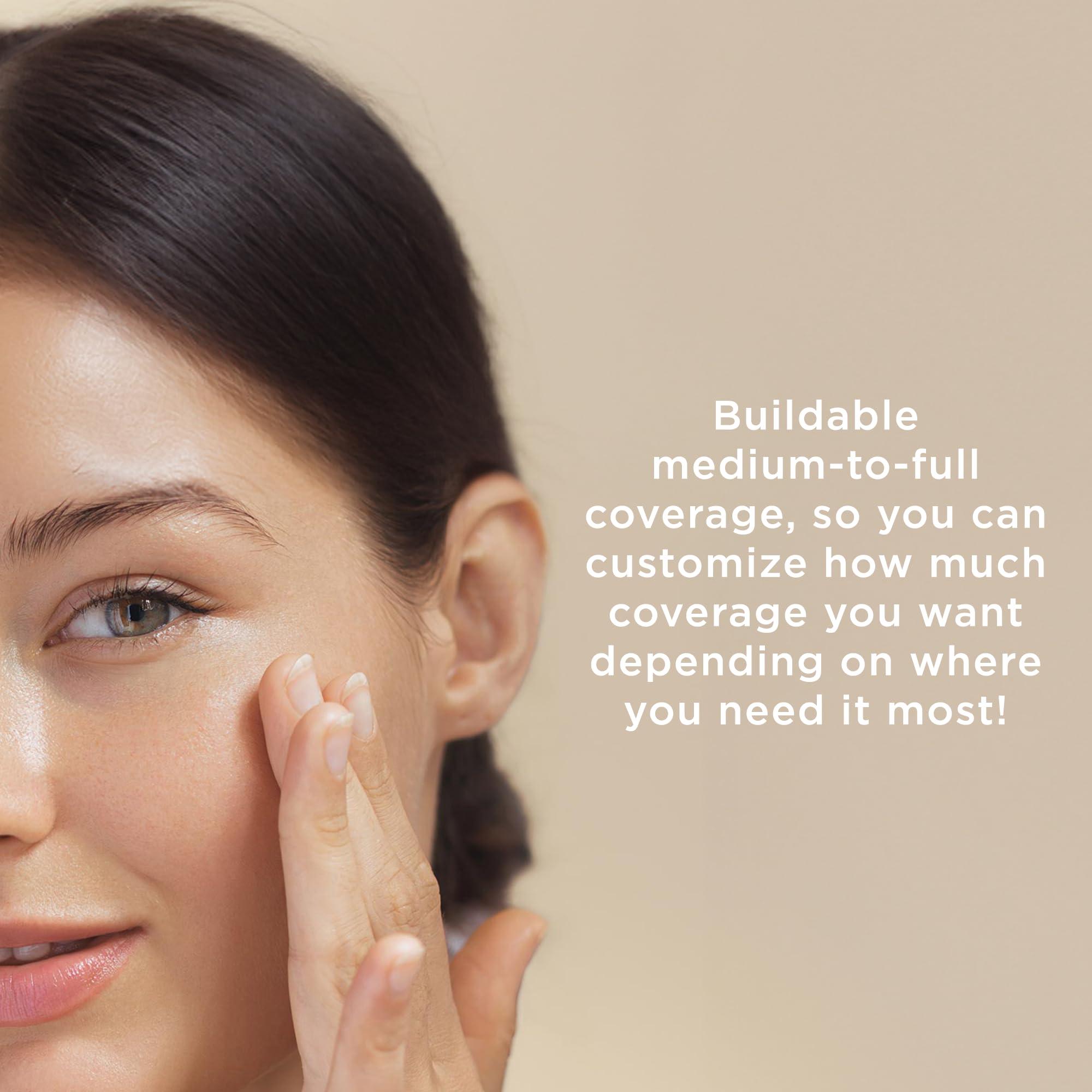 OSMOSIS Osmosis Flawless Foundation, Lightweight Liquid Makeup, Medium To Full Coverage, Matte Finish, 10 Shades, Buff 1 Fl Oz