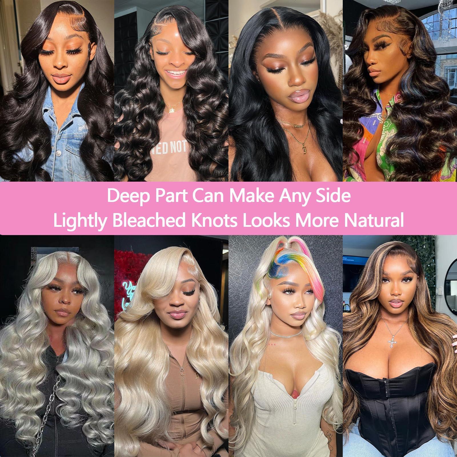 BEAUMIKALA 20 Inch 13x4 HD Lace Closure Only Body Wave 12A Brazilian Skin-Like Closure Human Hair 100% Virgin Remy Hair Frontal HD Lace Pre Plucked With Baby Hair Natural Black
