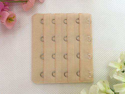 Ewanda store Ewanda store 22 Pcs Assorted Colors 4 Hook 4 Rows Spacing Bra Extender Strap Bra Extensions for Women,Color in Random