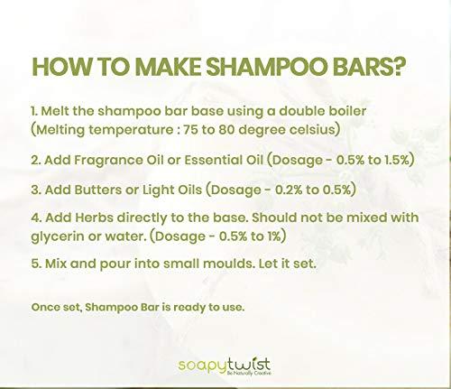 Soapy Twist Soapy Twist Shampoo Bar Base, 300g, Sulfate Free, Paraben Free