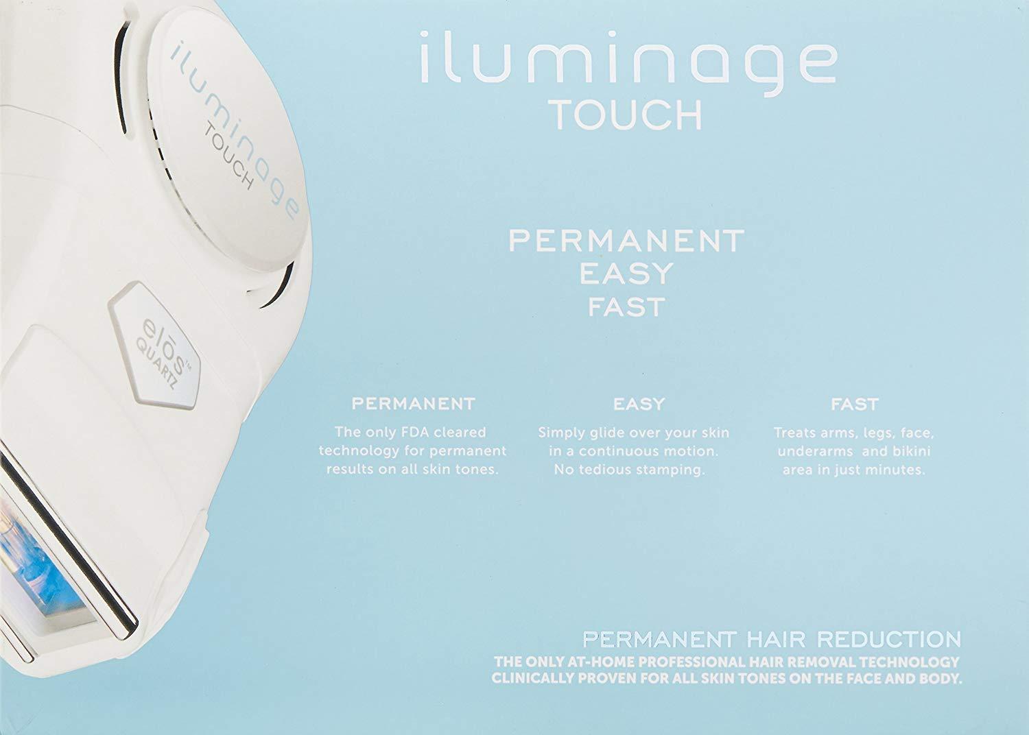iluminage iluminage. Touch At Home Permanent Hair Reduction Device (FDA-Cleared IPL & RF - All Skin Colors)