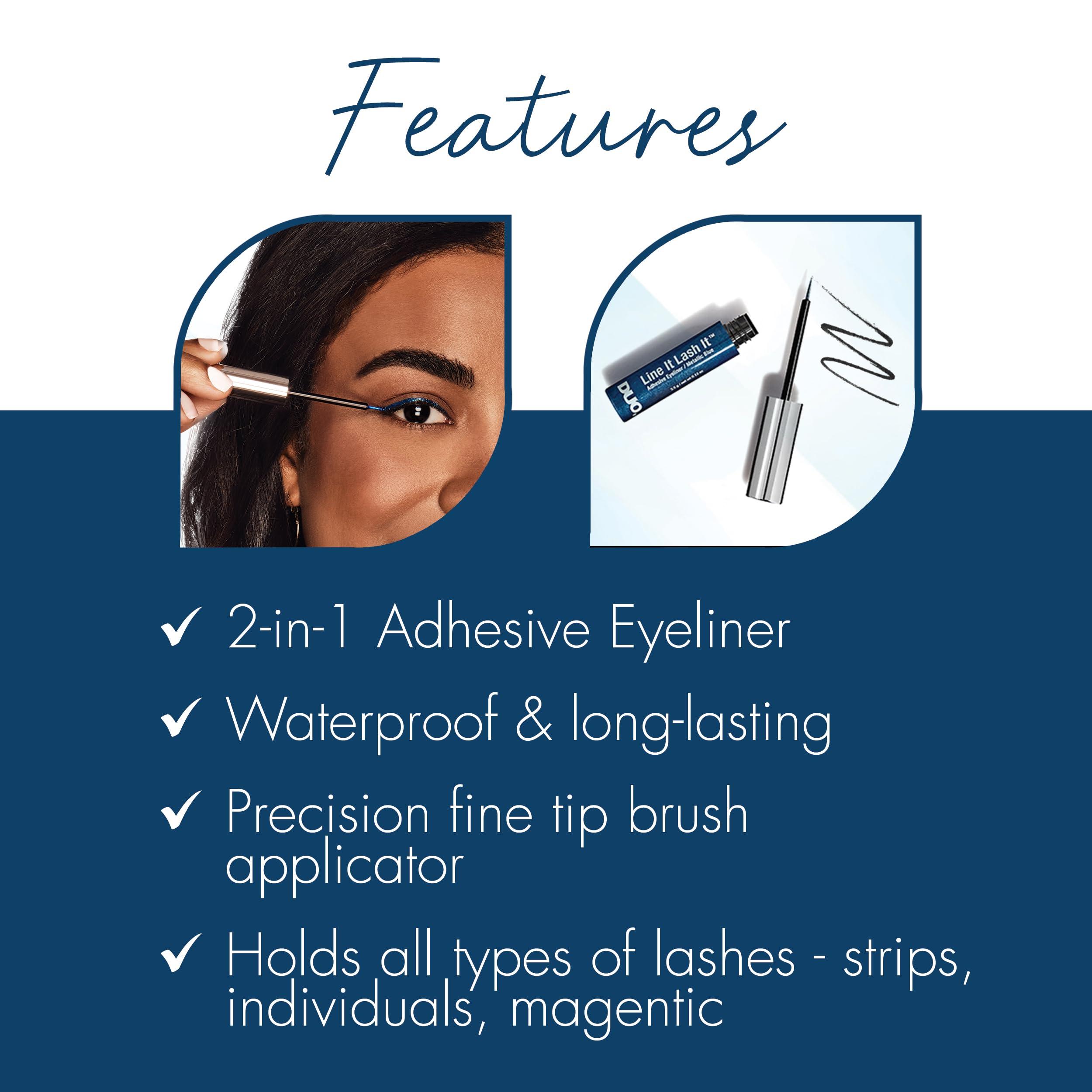 DUO DUO Line it Lash it Metallic Blue