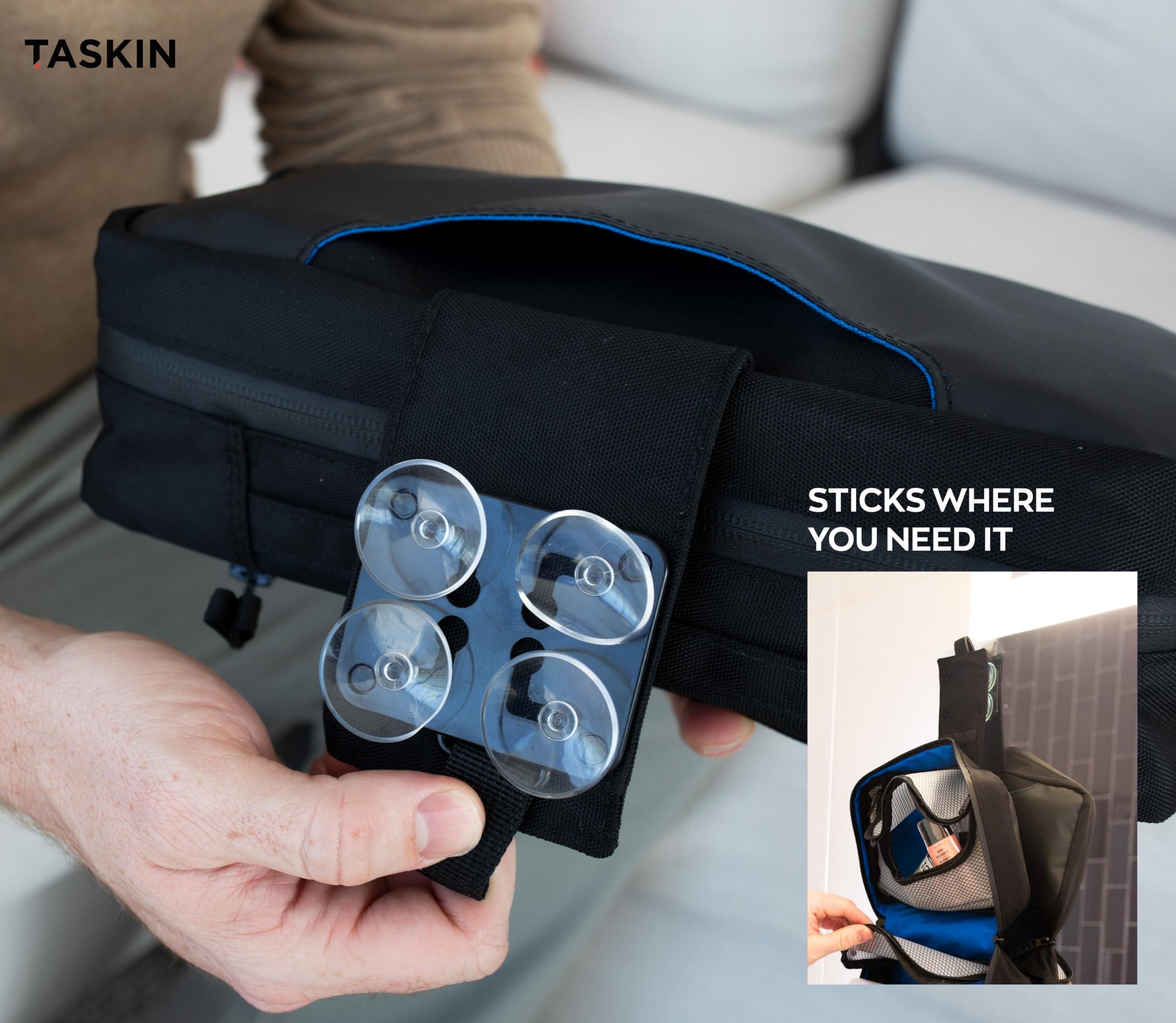 Taskin Taskin Xpress Compact Hanging Toiletry Bag w/Built-in 4 Suction Cups