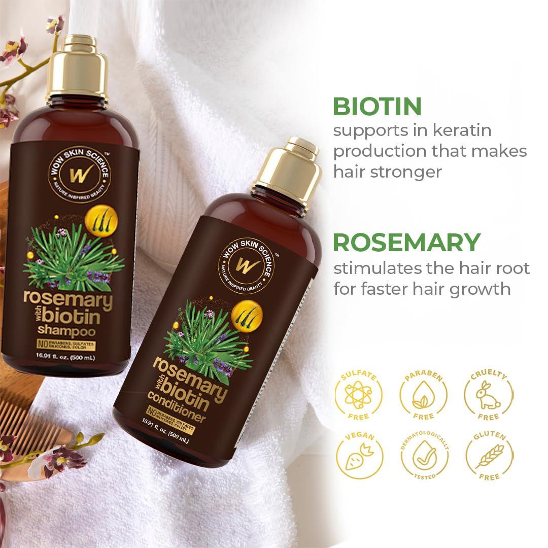 WOW Skin Science WOW Skin Science Rosemary with Biotin Shampoo & Conditioner Duo 16.9 oz