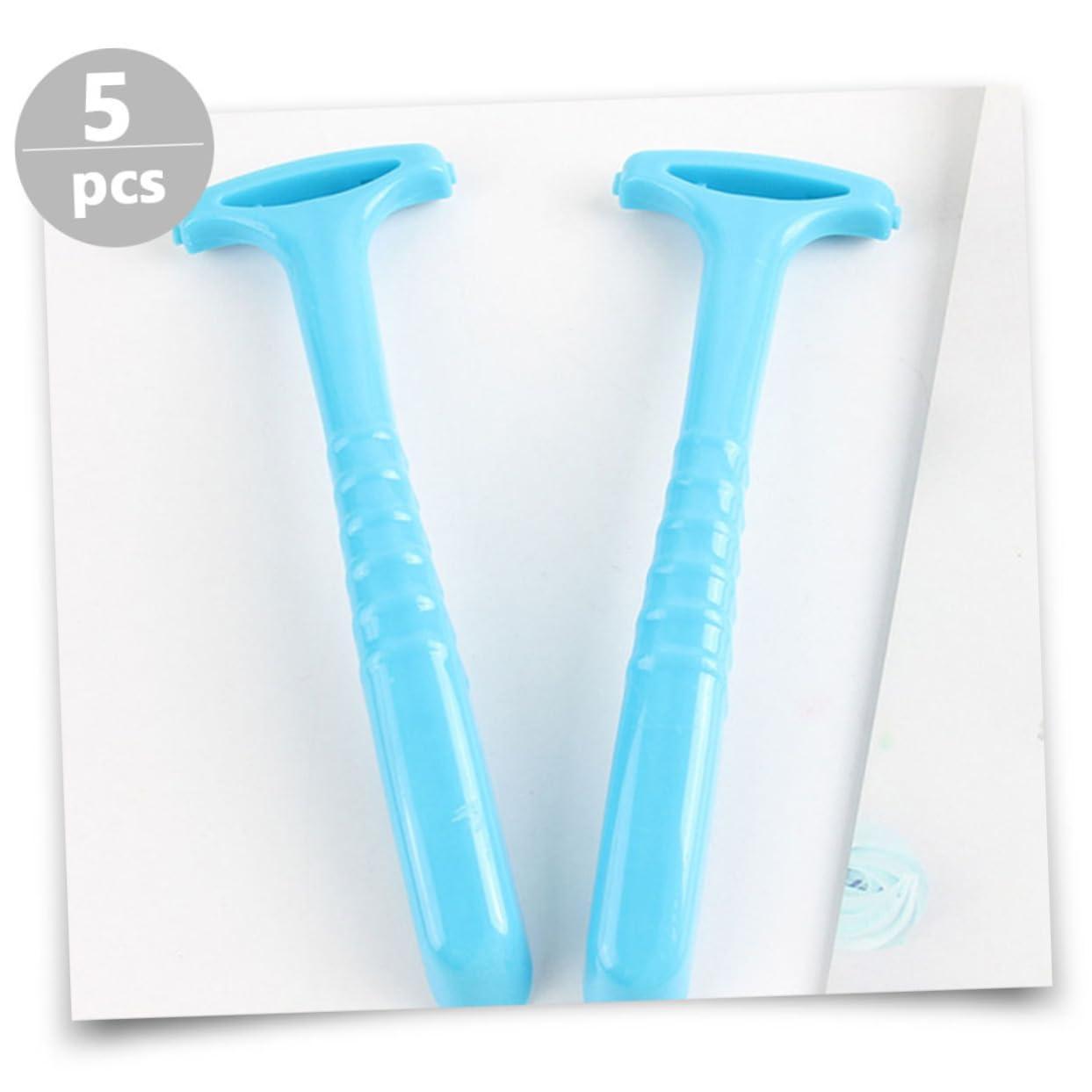 Healeved Healeved 5pcs Scraper Foot Razors Remover Shaver Foot Care File Scrubber Foot Rasp Hard Skin Shaver Dead Skin Remover for Feet Pedicure Shaver Portable Foot Grinder Trimmer Removers Pp Blue