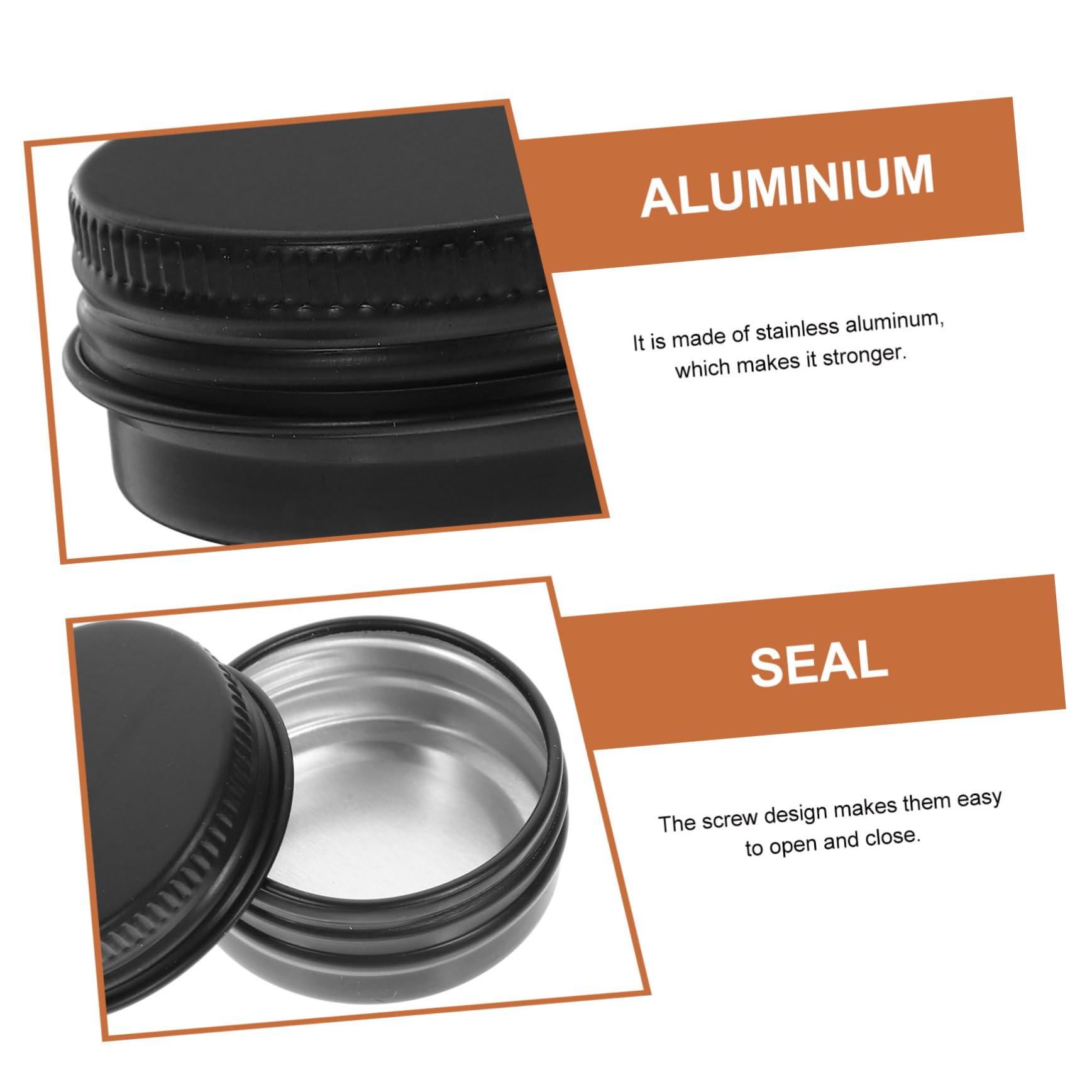 Didiseaon Didiseaon 10 Pcs 15ml Aluminum Cosmetic Containers Empty Aluminum Tin Jars for Samples Creams and Travel Size Beauty Products