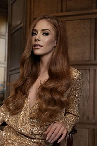 Foxy Locks Foxy Locks Cinnamon Ginger LiteTape Hair Extensions | Tape In 16 Inch | 50g