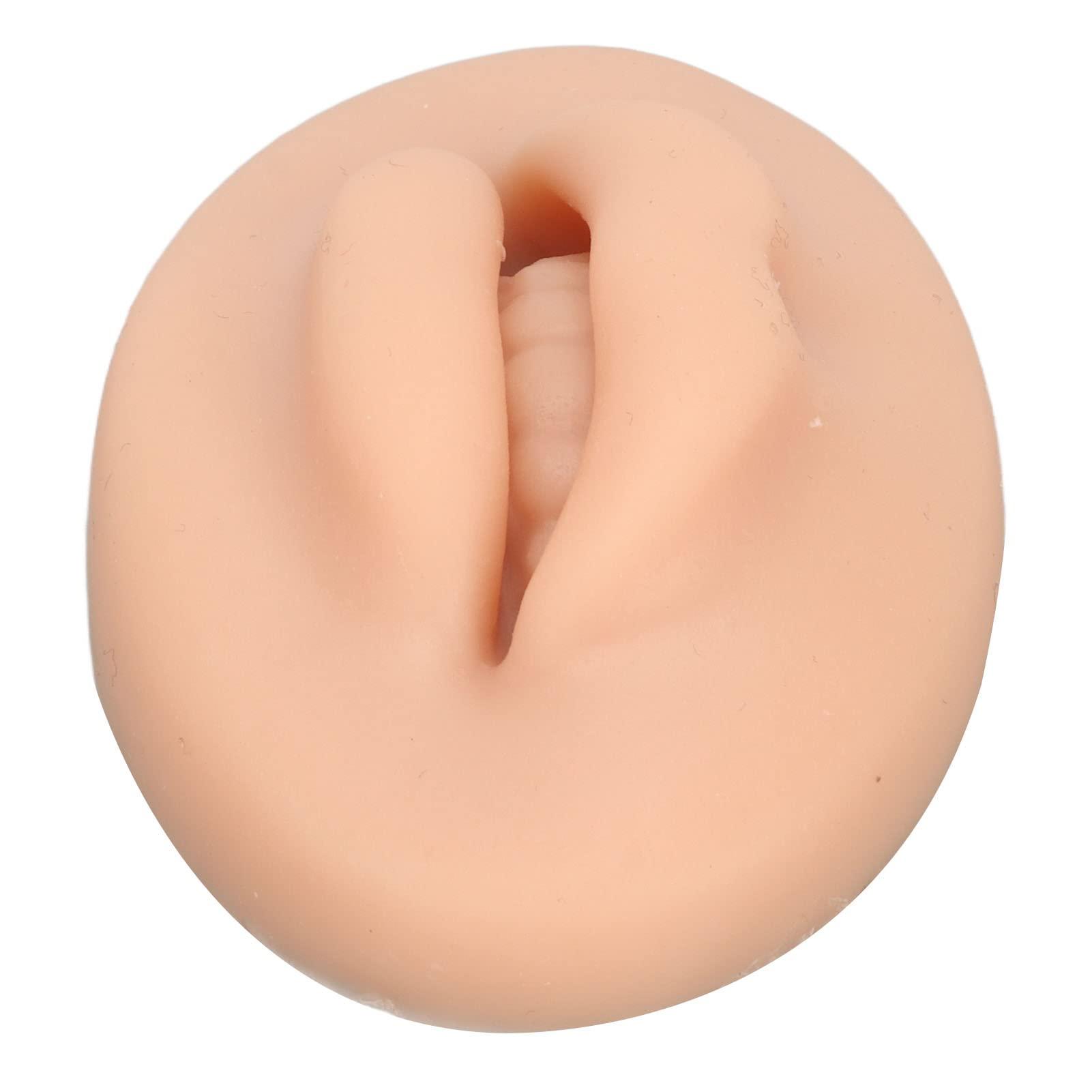 Diydeg Diydeg Fake Lips, 10PCS Silicone Soft Flexible 3D Open Mouth Easy to Apply Colour Practice Lips Highly Reproducible Portable Silicone Lips Model for Makeup Practice (Dark Skin