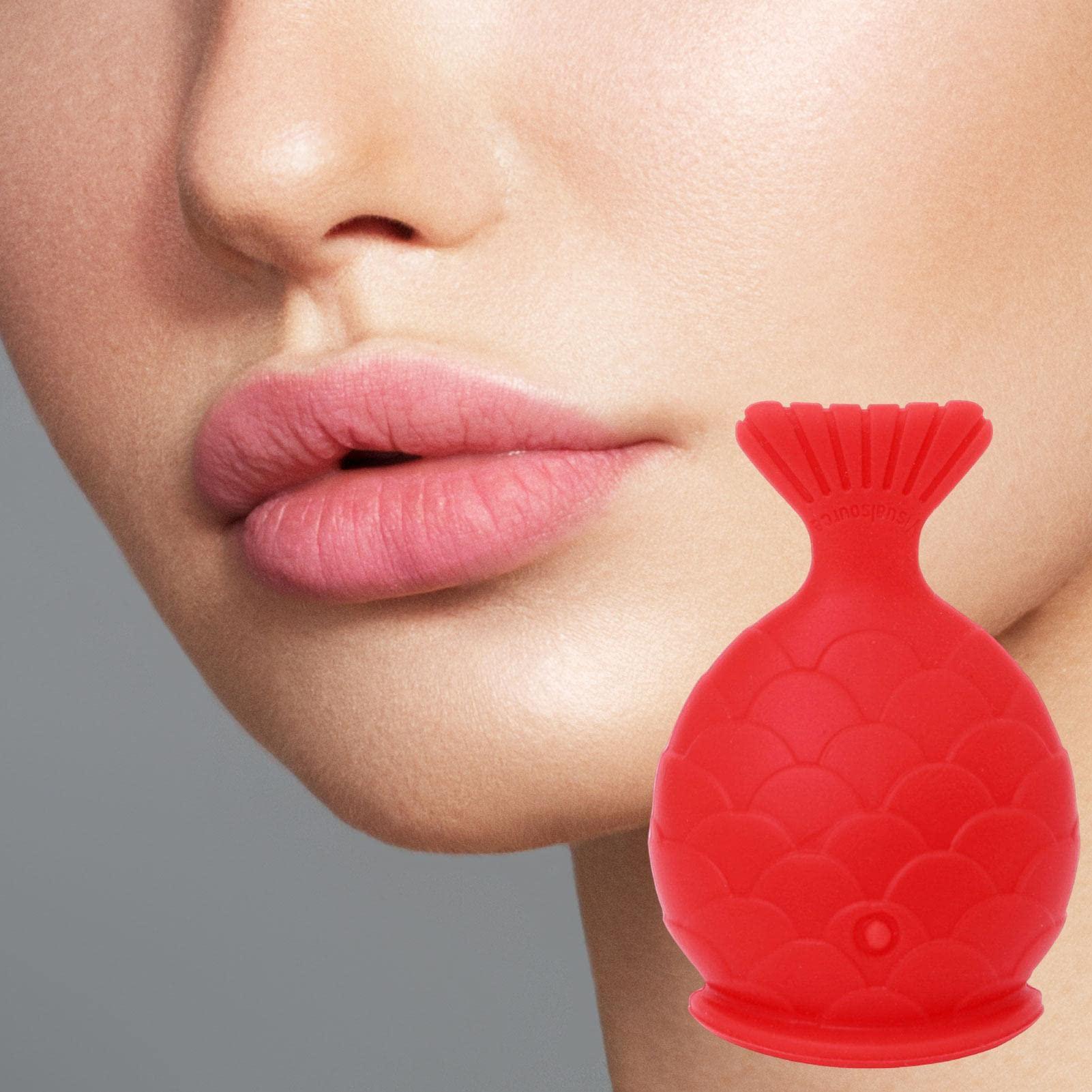 Kumprohu Kumprohu Lip Plumper Device | Soft Silicone Fish Shape Lips Enhancer,Fuller Thicker Mouth Fastly Lip Pumps Bigger Device for Women Female