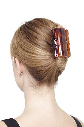 Allure Style Accessories Linziclip Hair Jawclip Maxi Tortoiseshell Bundle, 2-Pack