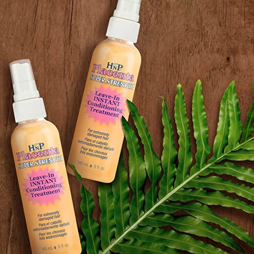 HNP HNP Placenta Super Strength Leave-in Conditioning Hair Treatment Pump, 5 Oz