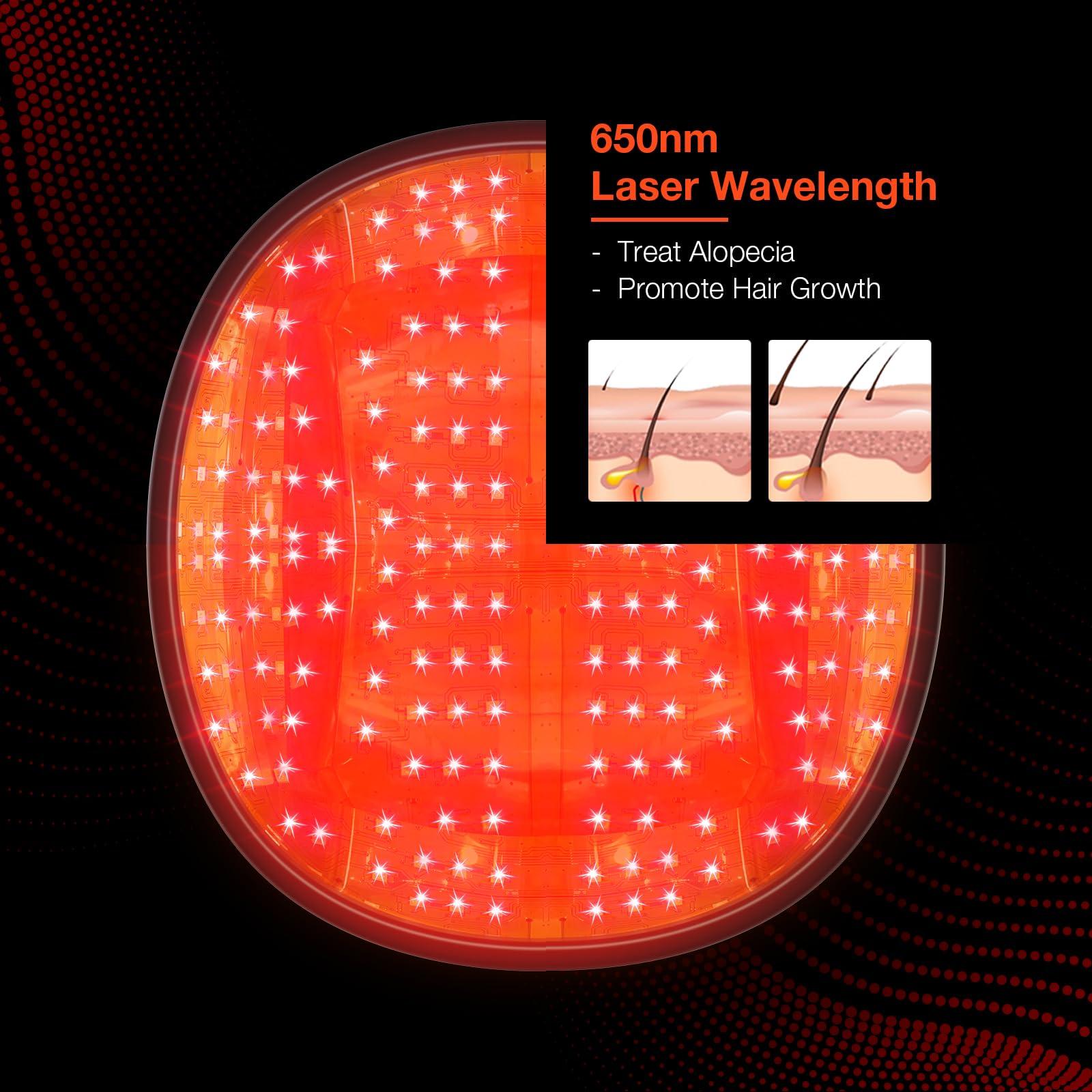 PUPCA PUPCA Laser Cap (FDA Cleared), Professional Medical Grade Lasers Hair Growth Treatment Product for Men & Women, Red Light Therapy for Hair Growth, Treat Alopecia