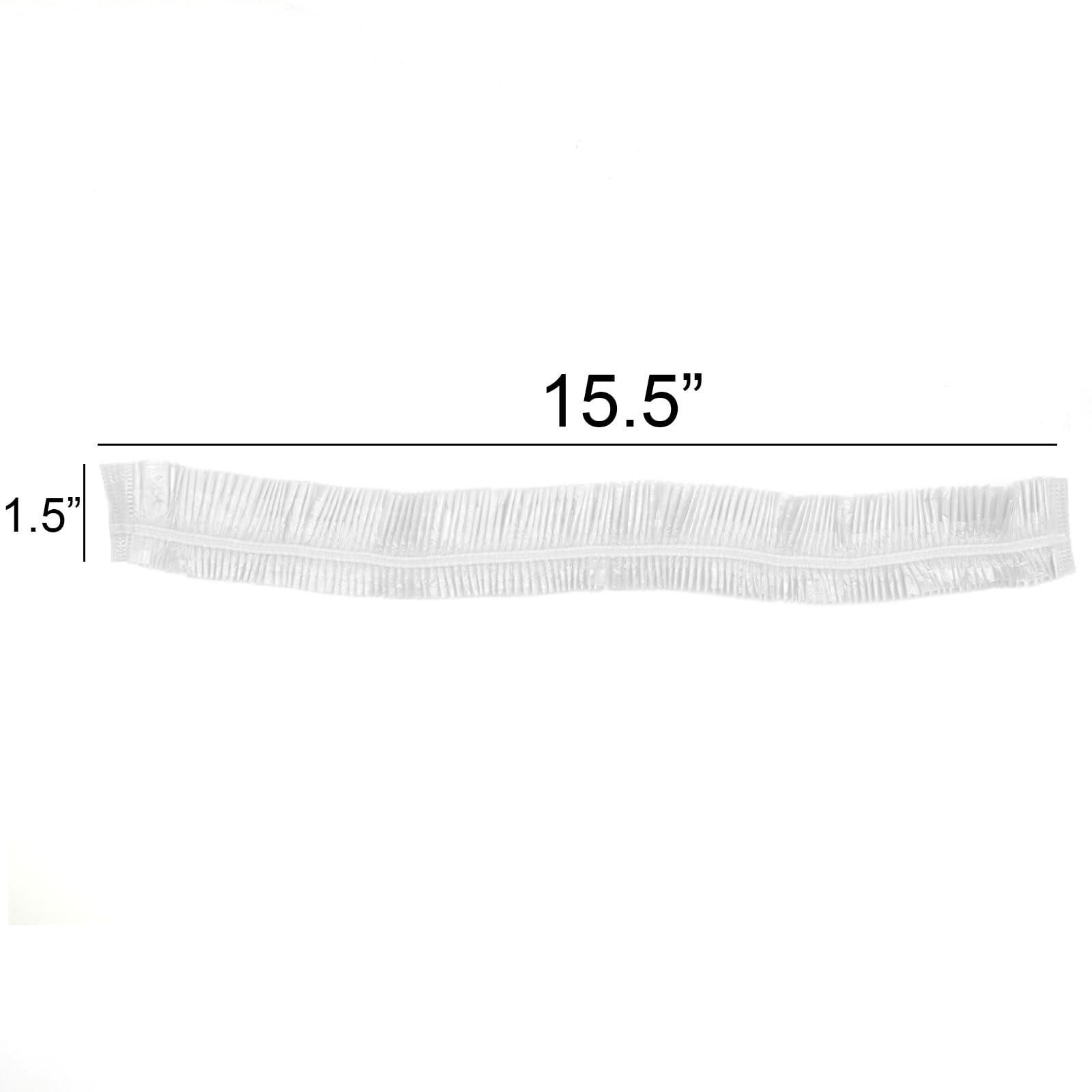 PrettyClaw 400 pcs PrettyClaw Disposable Spa Chair Liners Elastic Bags for Pedicure and Foot Massage Fits Most Salon Chair Tubs Clear