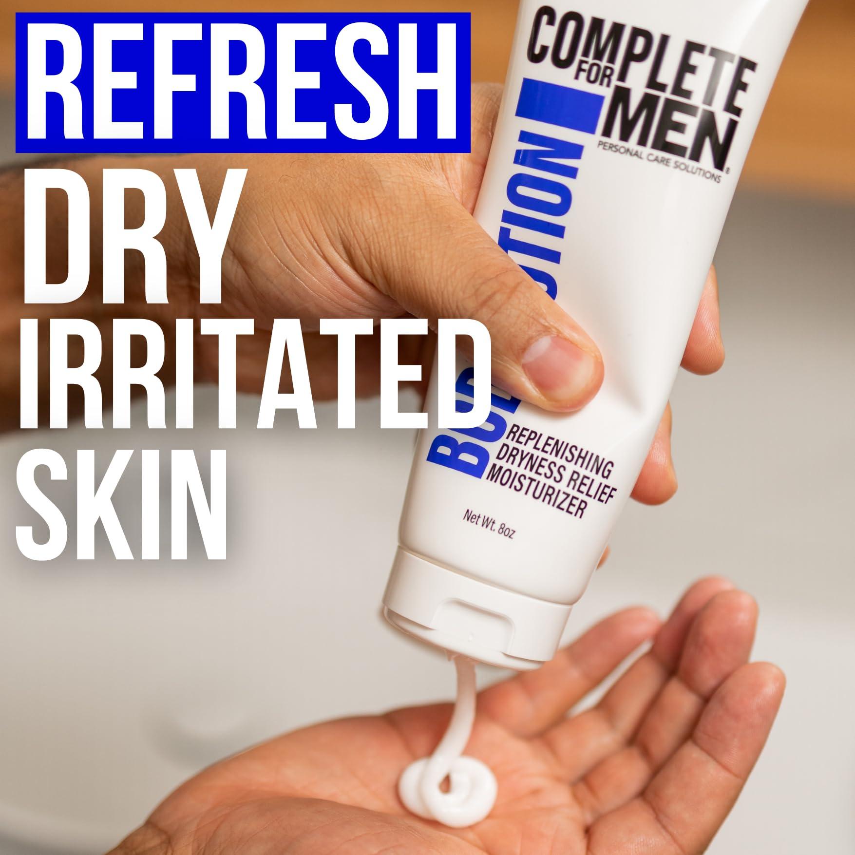 COMPLETE FOR MEN COMPLETE FOR MEN - Body Lotion for Men, for Dry Skin: Non-Greasy Hand & Body Moisturizer with Shea Butter, Aloe Vera, 24 Hour Hydration, Mens Lotion for Dry Skin