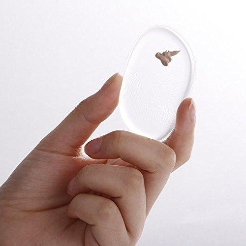 Boolavard Boolavard® 2 Pack Silicone Makeup Sponge [Washable] Premium Quality - Gel Foundation Makeup and Puff BB - Best Silisponge Cosmetic Beauty Tools Blender [Clear]
