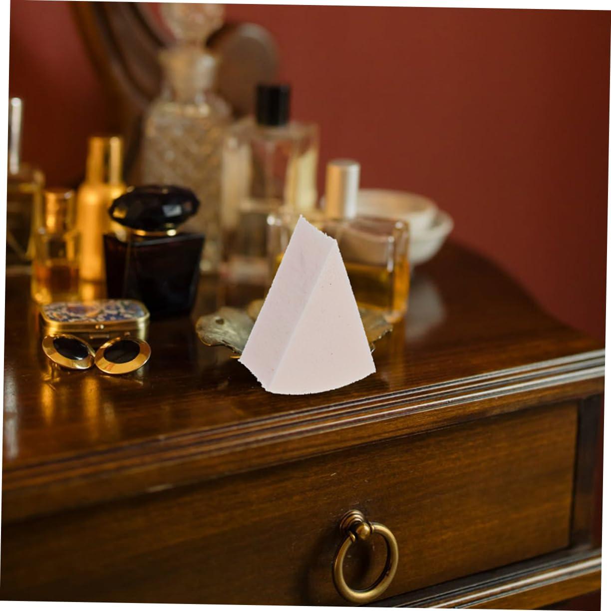 Baluue Baluue 3 Sets Triangular Sponge Puff White Makeup Shape Makeup Sponge Makeup Foundation Setting Powder Puff Beauty Sponge Make up Sponges Wedge Makeup Sponge Blender Colorful Emulsion