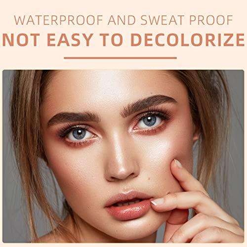 IONSGAKO Eyebrow Pomade Brow Gel Pomade,Long Lasting Waterproof and Enhancers Eyebrow Soft Smooth,Eyebrow Makeup Gel with Eyebrow Brush for Girls and Women-Black