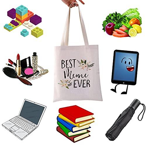 WCGXKO WCGXKO Best Meme Ever Grandma Gift Meme Gift Zipper Makeup Bags Travel Waterproof Toiletry Bag Accessories (Best Meme tote)