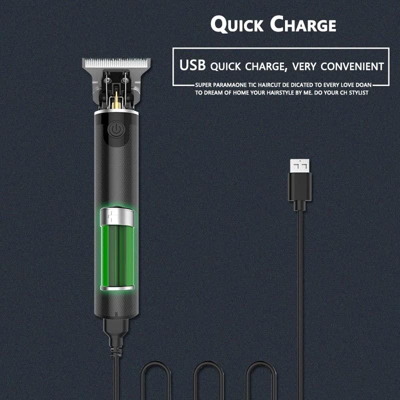 toothgeneric toothgeneric Hair Cutting Tool, Cordless Powerful Hair Trimmer for Men Professional Hair Clipper Beard trimer Zero gapped Electric Hair Finishing Machine