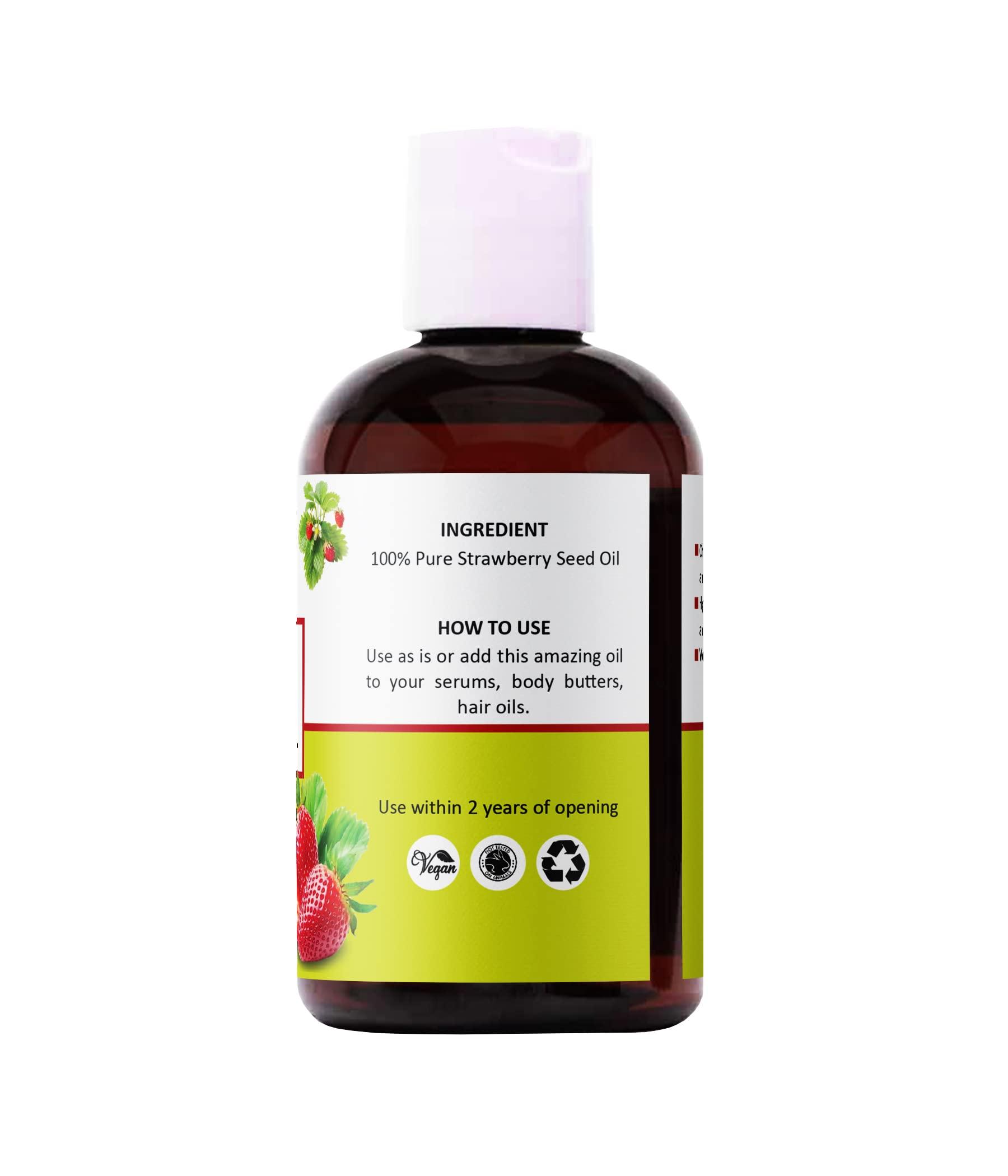 OSLOVE UNREFINED Strawberry Seed Oil-4 OZ by OSLOVE