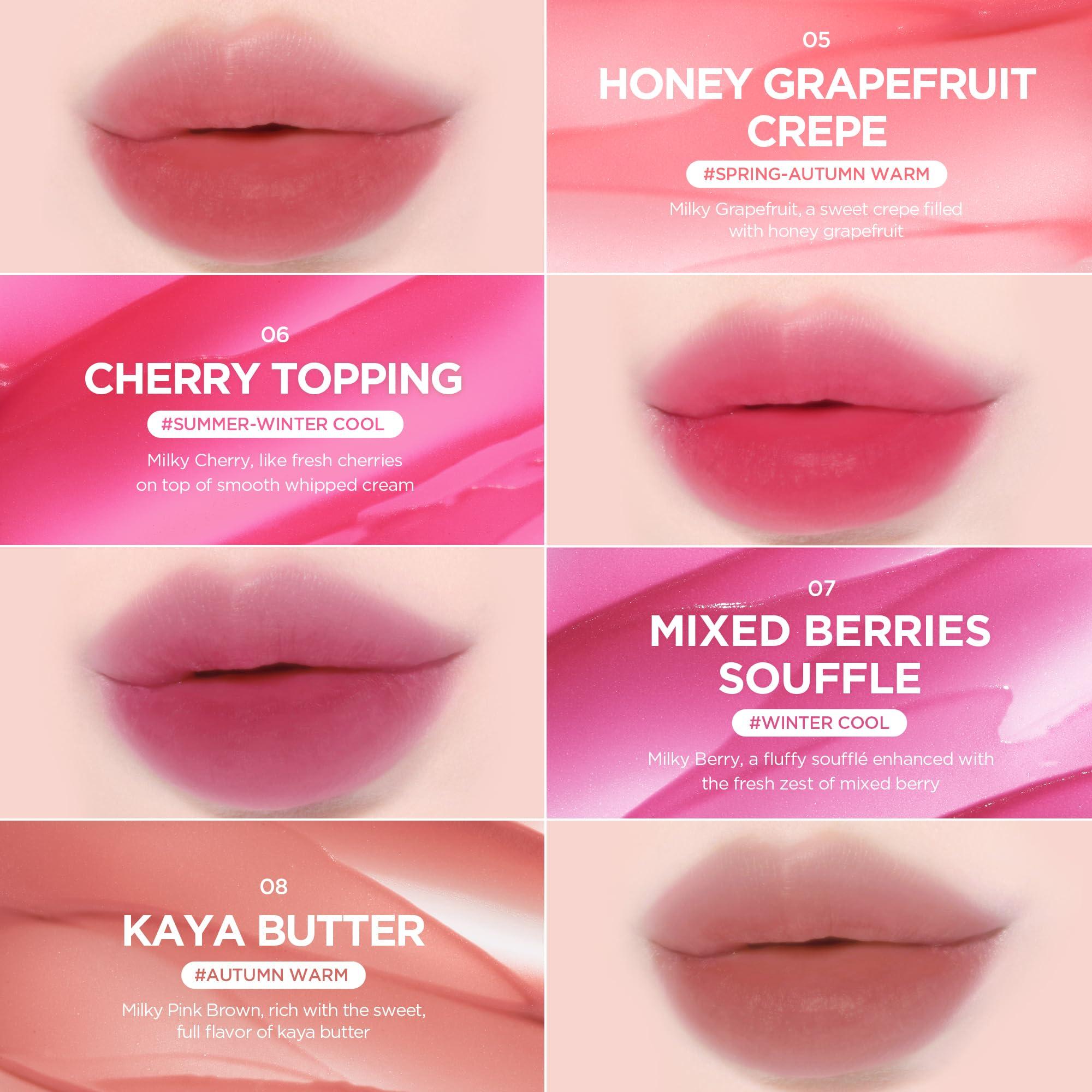 lilybyred lilybyred Sweet Liar Milky Tint Mixtape Edition 4g - Moisturizing Hydro Matte Lip Tint with Soft Milky Finish (01 Vanilla Bean Cream, One size)