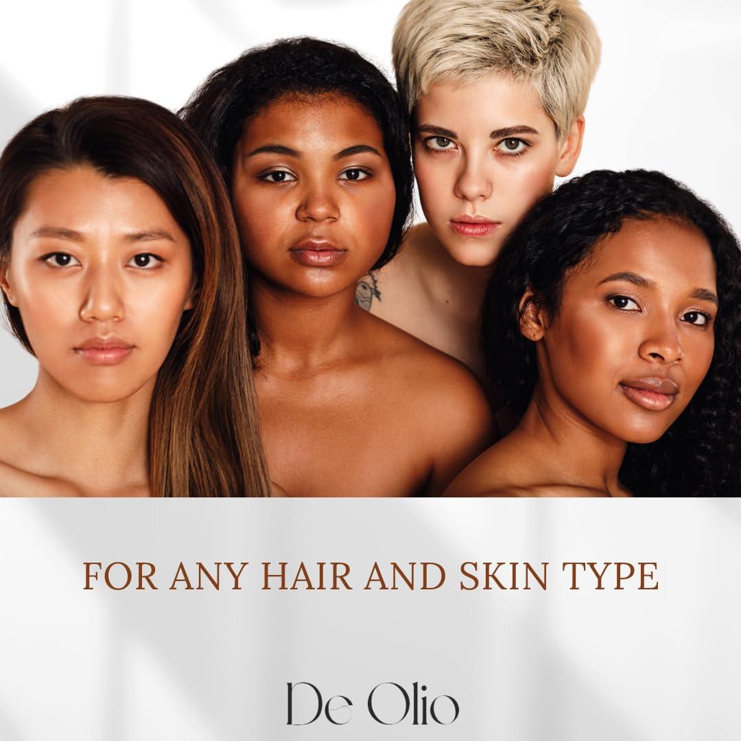 De Olio De Olio | Kukui Nut Oil | 100% Pure & Natural | Imported from Hawaii | Cold Pressed | Carrier Oil for Skin, Face, Hair, Soap Making | 64fl. oz. (1.89L)