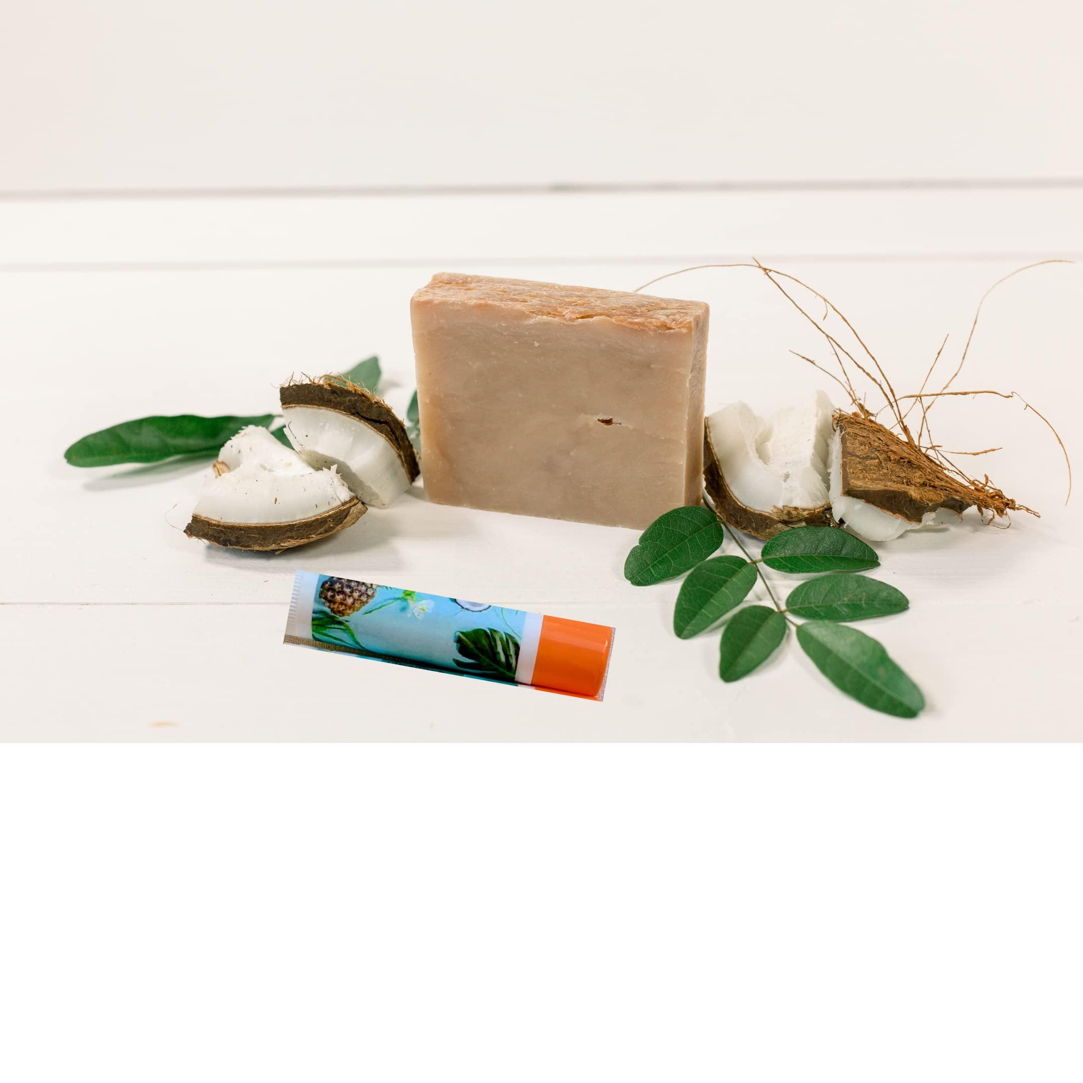 Smalltown Table Thank You Gift Box for Women - Spa Kit, Coconut Soap, Beach Scented Candle, Bath Salt Soak, Handmade Vegan, Eco-Friendly Presents