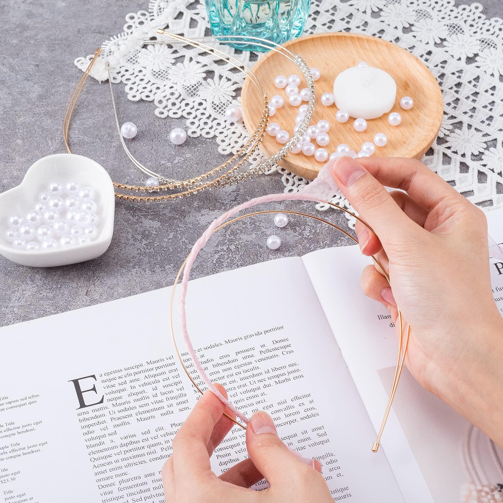 OIIKI OIIKI 6PCS Metal Double Headbands, Gold Double Row Hairbands, Alloy Hair Hoop Hair Accessories for Women Girls Bridal Bridesmaid Headpieces for Wedding, Christmas, Parties, Daily Use