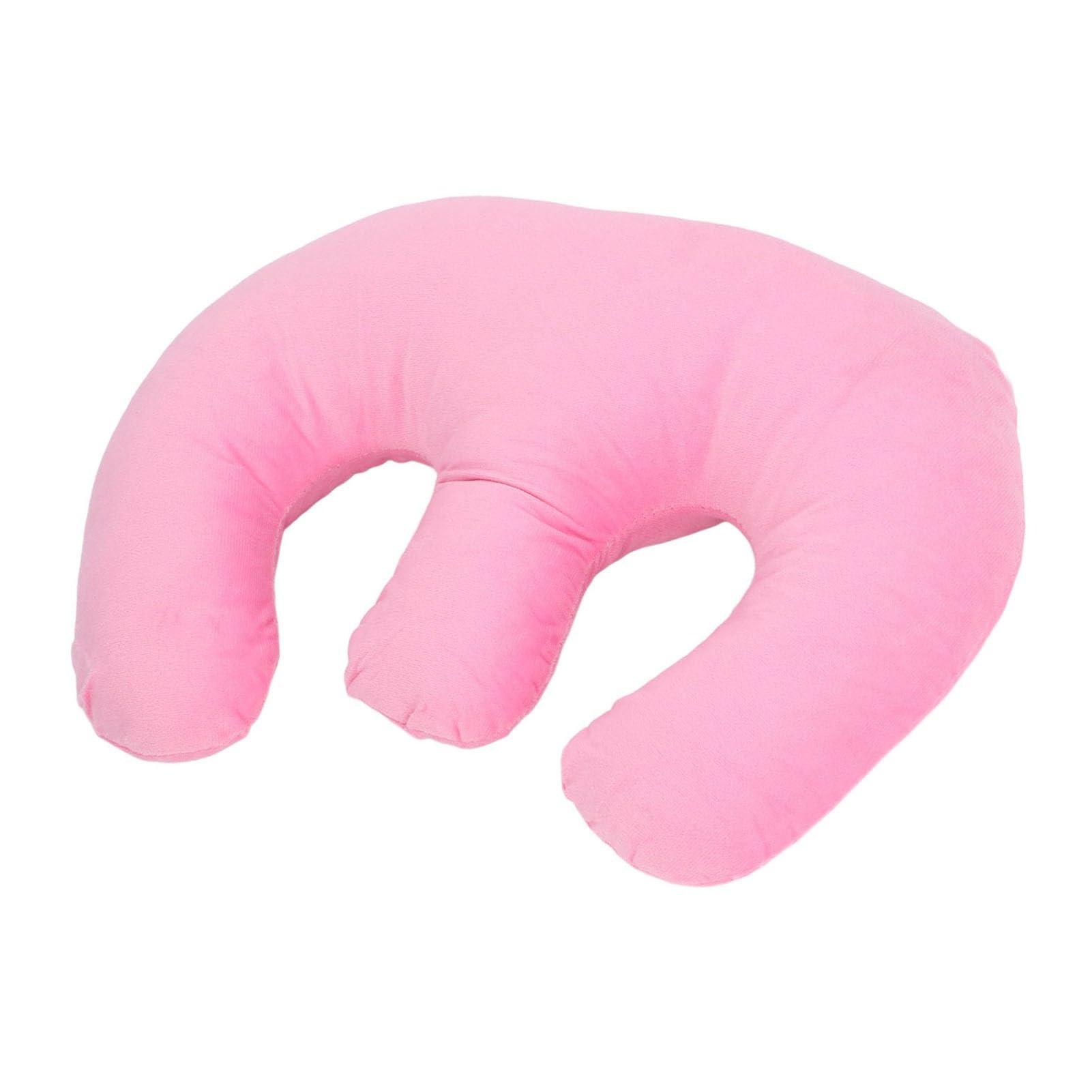 Cosiki Chest Pillow, Massage Table Pillow Women Chest Pillow Wrinkles Prevention Soft Massage Table Chest Cushion Pad with Removable Cover for Spa Salon