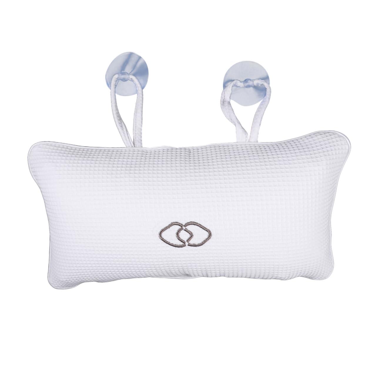 Healeved Healeved Bathtub Pillow Bath spa Pillow Bathtub Neck Pillow Bathroom Bath Pillows Bath Pillow White Bathing Pillows with air Bags Bathroom Pillows Washable Bath mat