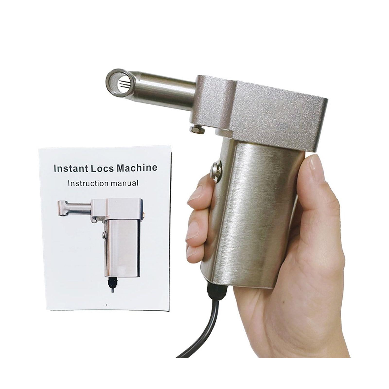 RIBONI Dreadlocks Machine, Instant Dreadlock Machine for Locs Electric Handheld Portable Dreadlock Maker with 6 Heads, Automatic Dreadlock Machine Quick and Easy DIY Dreadlocks Braiding Hair