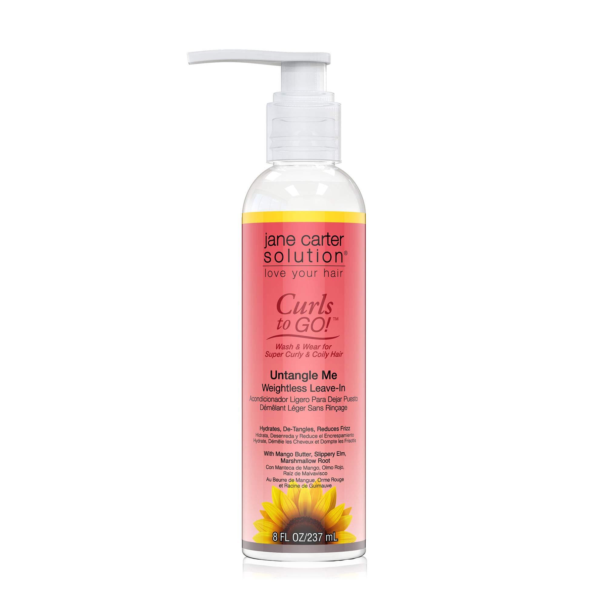 Jane Carter Solution JANE CARTER SOLUTION Curls to Go Untangle Me Weightless Leave-In Conditioner (8oz) - Nourishing, Moisturizing, No Buildup