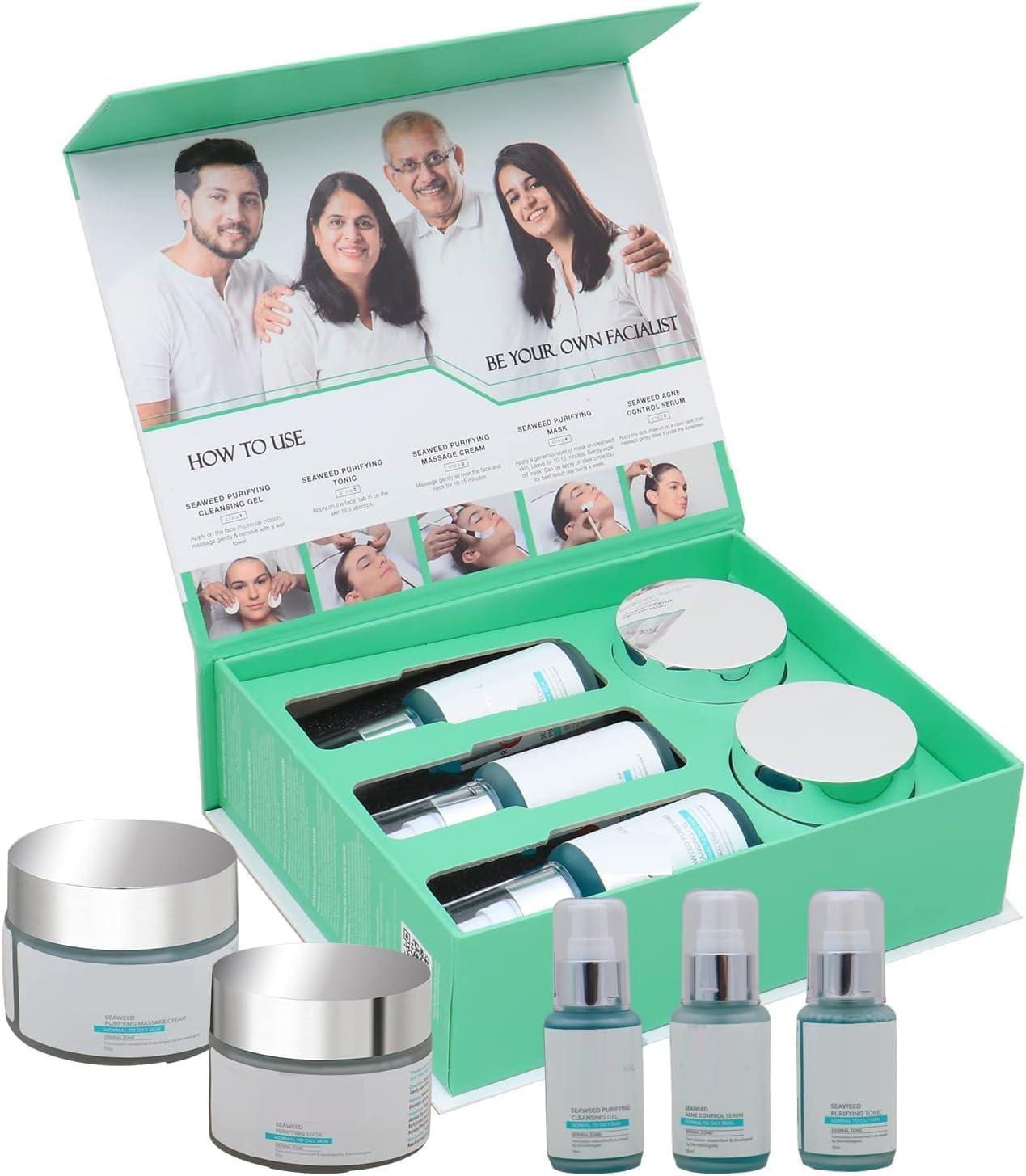 NinthAvenue Basics MU Seaweed Facial for Blemish & Spots Kit (100gm+150ml)