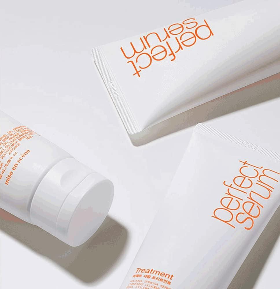 Generic Generic Bundle - Perfect Repair Set (Oil Hair Serum 80ml + Hair Treatment 180ml) with Oil blotting Papers, Transparency