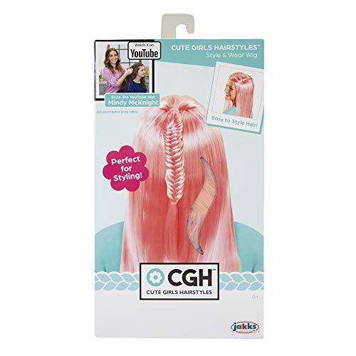 CGH Cute Girls Hairstyles! CGH Cute Girls Hairstyles! Wig - Pink Straight Hair Style & Wear Wig