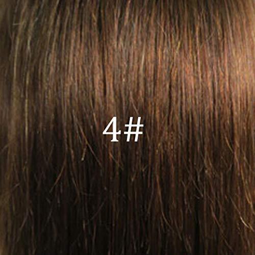 RJ HAIR RJ HAIR Silky Straight U Tip Hair Keratin Fusion Human Hair Extensions 1g/s 30inch Long Brazilian U Nail Pre Bonded Hair (30inch 100strand, Natural Color)