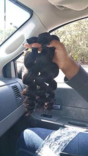 Bella Hair Bella Hair Best One Donor Human Hair Extensions Natural Color Virgin Human Hair Loose Wave 3 Bundles 14"16"18"