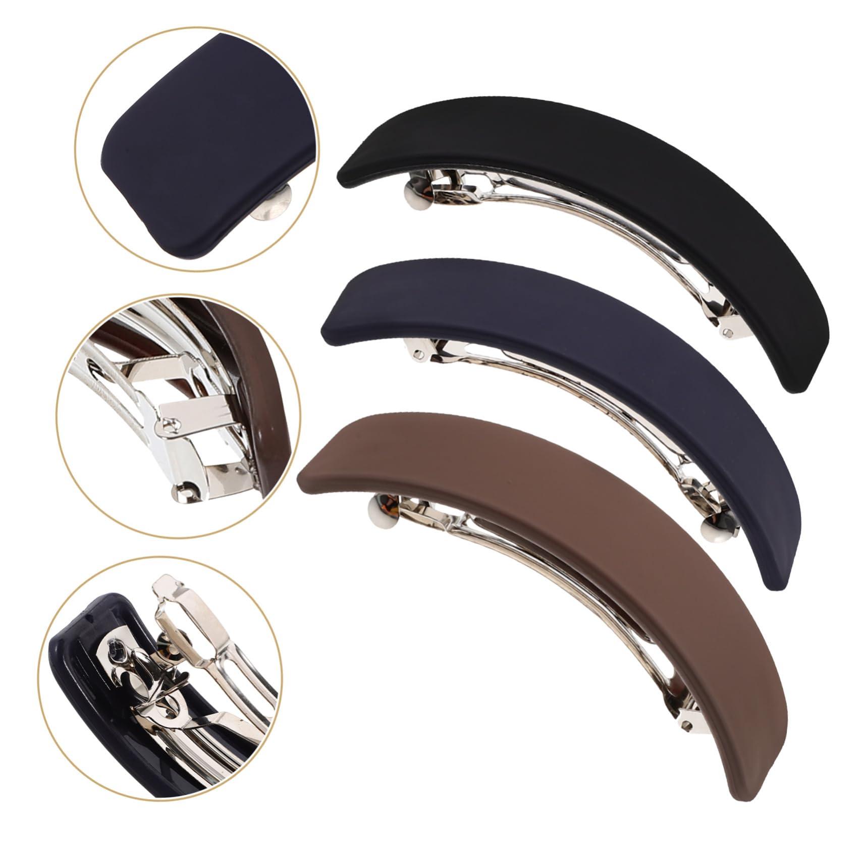 Gogogmee Gogogmee Hair Clips for Women 3pcs Set Spring Clips Barrettes for Women Styling Frosted Hairpin