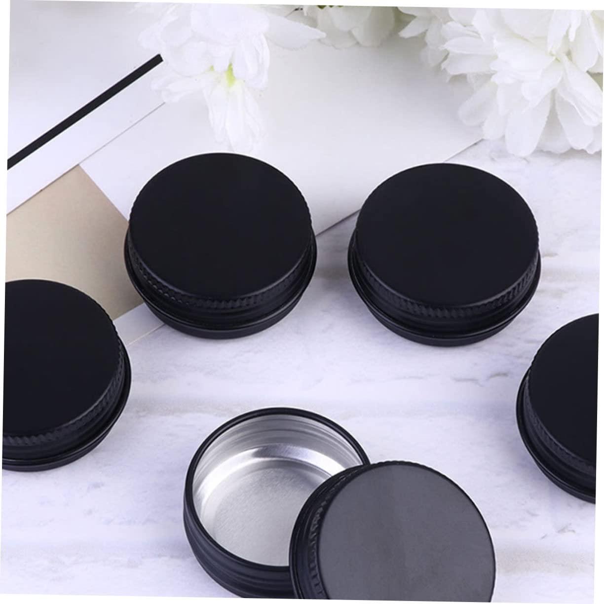 HONMEET HONMEET 20Pcs Aluminum Cream Jars 30ml Leak-Proof Lid Small Aluminum Jar for Cosmetics Cream Moisturizers