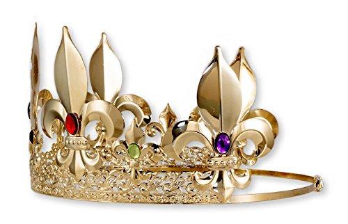 EJOOLS King's Crowns - Prom, Homecoming, Costume, Pageant (Peaks Gold)