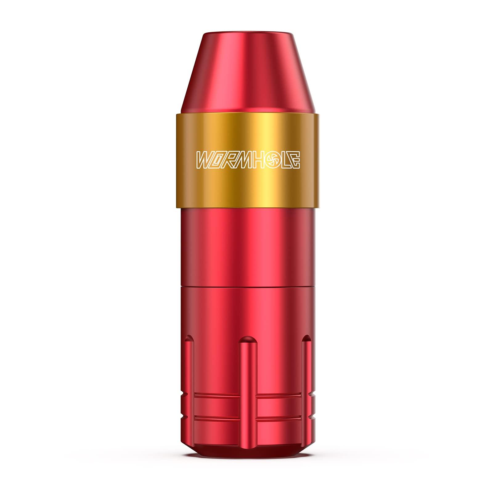 Wormhole Tattoo Wormhole Tattoo Gun Tattoo Machine for Beginners Rotary Tattoo Machine Pen Red