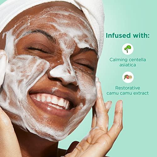 JOAH JOAH Heal Me CICA Gentle Foam Cleanser, Korean Skin Care Face Wash with Centella Asiatica and Camu Camu Extract, Suitable for Sensitive Skin, pH Balanced, Cruelty-Free, 6.76 oz, White