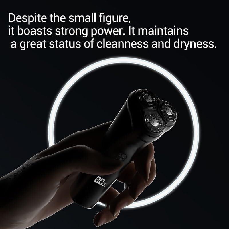 WEedsy WEedsy Electric Shavers for Men, Rechargeable IPX7 Waterproof Electric Shaver Men's Rotary Shavers Electric Shaving Razors with LED Smart Screen