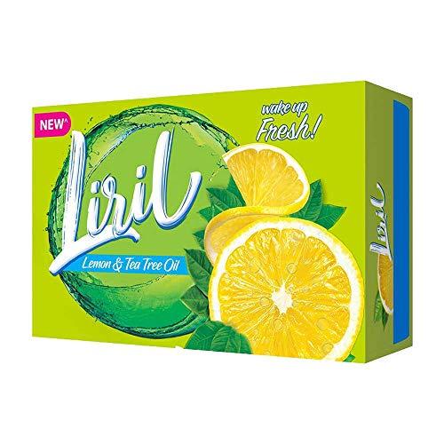 Liril Liril Lime Rush Soap with Lemon and Tea Tree Oil for a Refreshing Shower 3-pack bundle (125 x 3 g)
