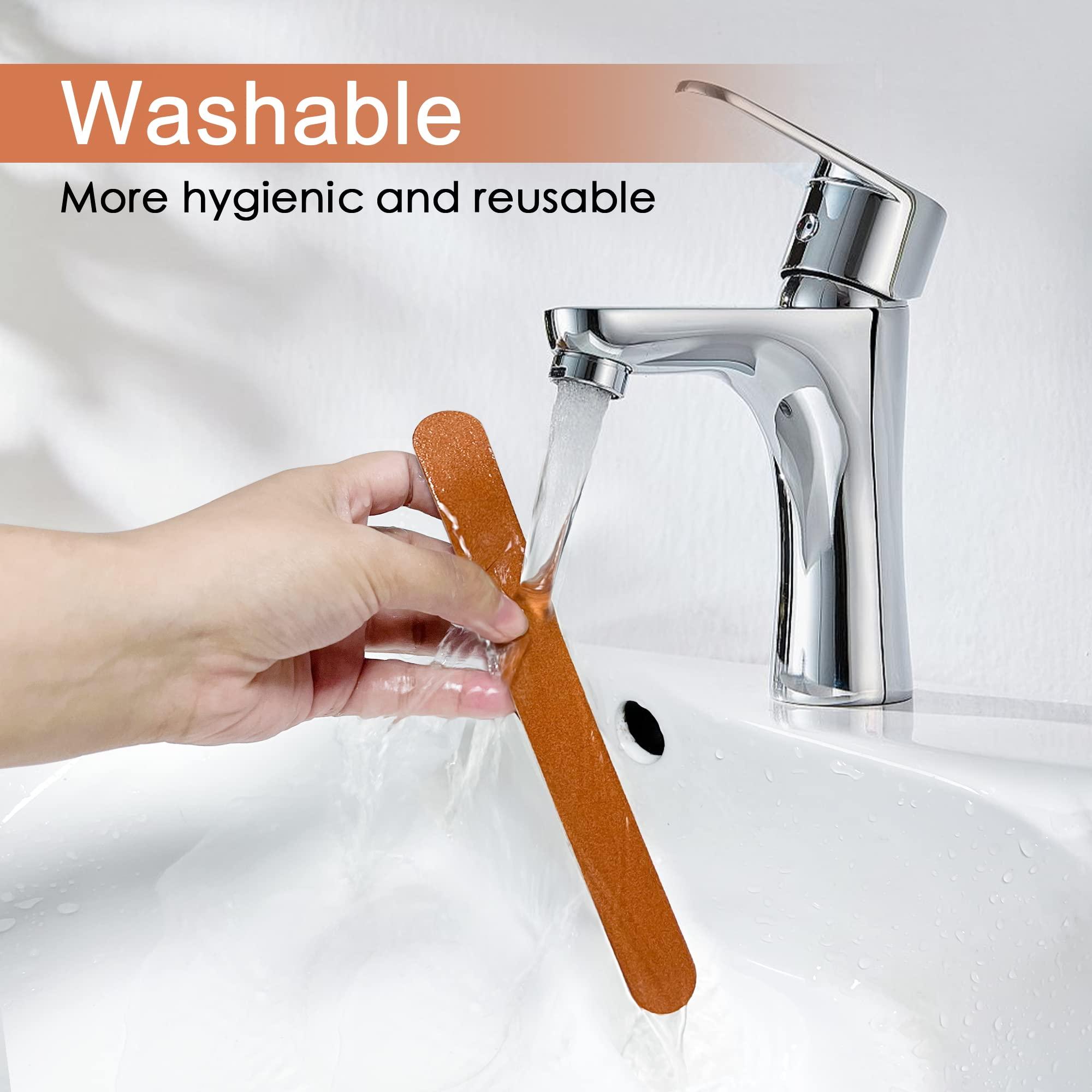 CANVALITE Canvalite Nail File Large Emery Boards for Nails,180 Grit Nail Files for Natural Nails, Thin Emory Nail File Pack Manicure Tool for Home Use 12PCS