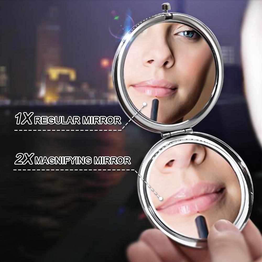 Peayale 30th Birthday Gifts for Women Daughter Sister Funny Compact Mirror, 30 Years Old Gifts for Friends Female Makeup Mirror (30th Birthday)