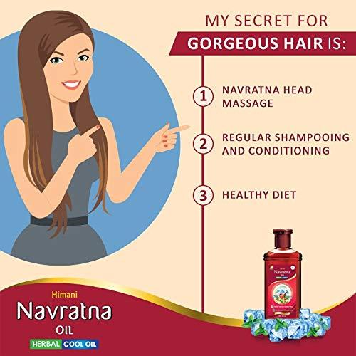 Emami or Himani Emami / Himani Navratna Ayurvedic Herbal Hair Oil 500ml - Multipurpose Cooling Formula