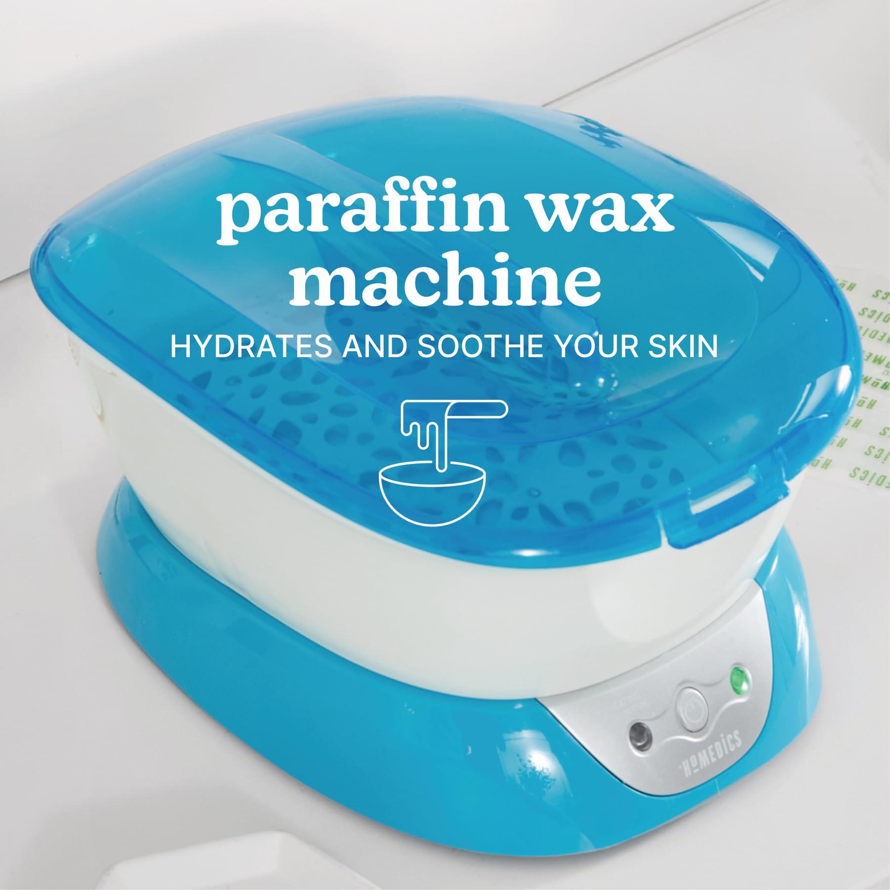 Homedics Homedics Paraffin Wax Machine for Hands - Hypoallergenic Hot Wax Hand Therapy Machine to Soothe and Moisturize Hands - Includes 3 Pounds of Wax and 20 Hand Liners